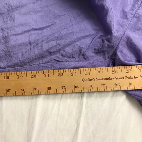 Vtg Active Stuff Size M Floral Track Suit Full Zip Jacket & Pants Purple Pink - Picture 12 of 13